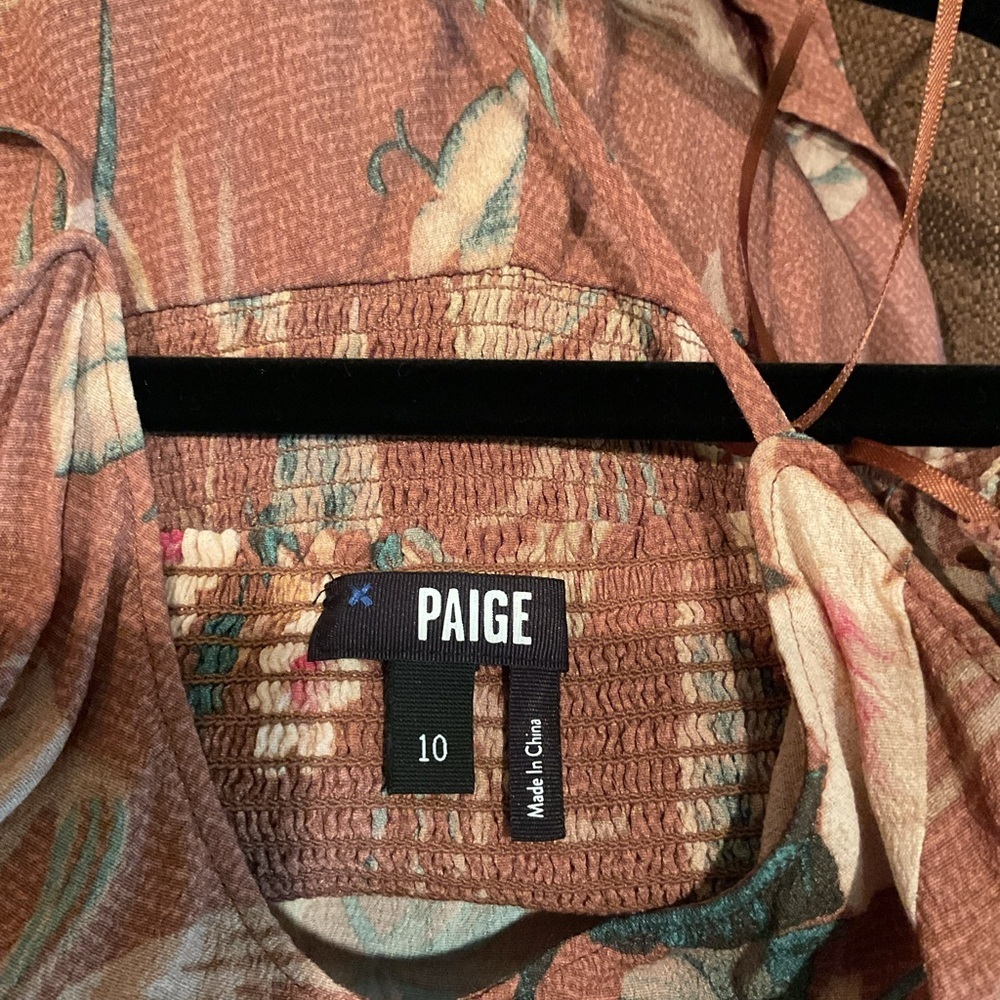 Paige Portland Jumpsuit in Mocha Size 10* - Picture 9 of 10